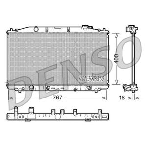 Radiatore, raffreddamento motore DENSO DRM40025