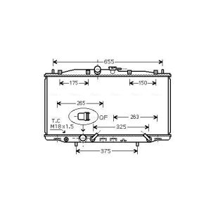 Arrefecedor do motor AVA COOLING HD2177