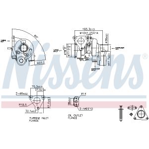 Supercharger, drukvulling NISSENS 93262