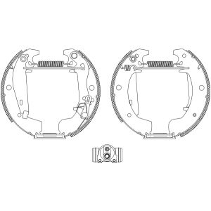 Bremsbackensatz TEXTAR 84029700