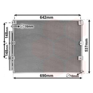 Condenseur (climatisation) VAN WEZEL 53005380