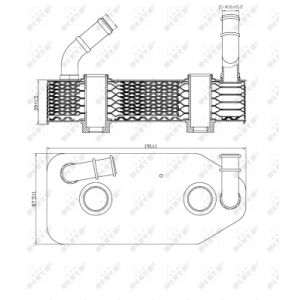 Enfriador de aceite, transmisión automática NRF 31186