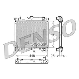 Radiateur, refroidissement moteur DENSO DRM47014