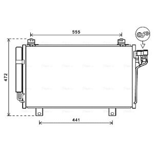 A/C-kondensor AVA COOLING MZ5260D