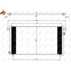 Condensatore, climatizzatore EASY FIT NRF 35574