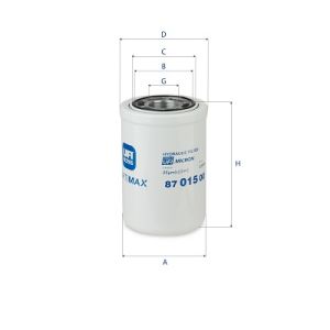 Filter, Arbeitshydraulik UFI 87.015.00
