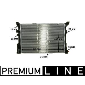 Arrefecedor do motor MAHLE CR 2170 000P