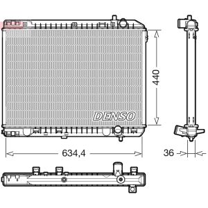 Arrefecedor do motor DENSO DRM43008