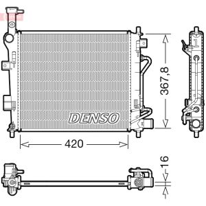 Arrefecedor do motor DENSO DRM43007