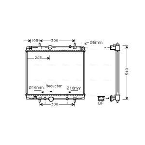 Arrefecedor do motor AVA COOLING PEA2275