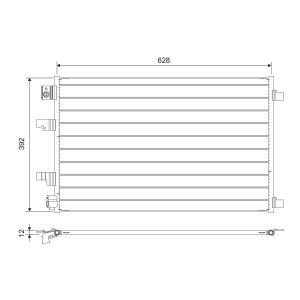 A/C-kondensor VALEO 822744
