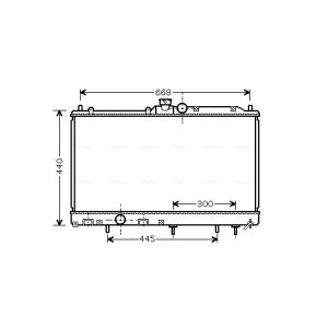Arrefecedor do motor AVA COOLING MT2196