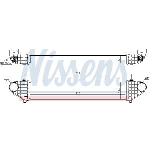 Intercooler NISSENS 96474