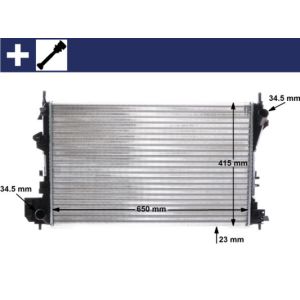 Arrefecedor do motor MAHLE CR 40 000S