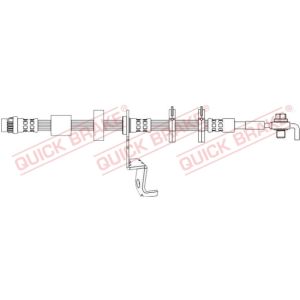 Flexible de frein QUICK BRAKE 50.726X