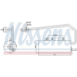 Secadora, aire acondicionado NISSENS NIS 95409