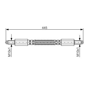 Flexible de frein BOSCH 1 987 476 925