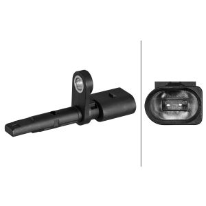 Sensor do ABS traseiro, direito HELLA 6PU 358 218-481