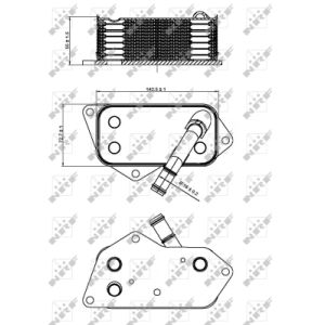 Oliekoeler, Motorolie NRF 31277