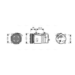 Compressor, ar condicionado AVA COOLING VNAK050
