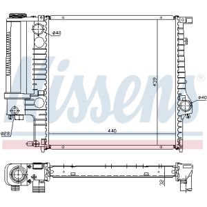 Kühler, Motorkühlung NISSENS 60623