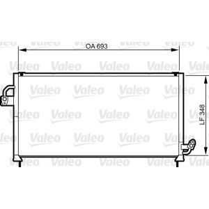 Condenseur (climatisation) VALEO 814268
