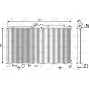 Radiateur moteur VALEO 701560