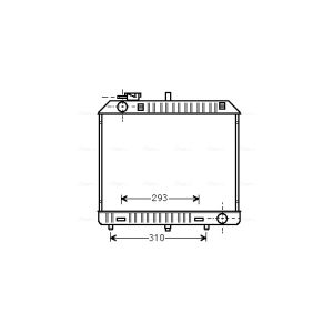 Motorkühler AVA COOLING MSA2127