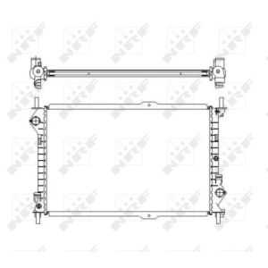 Radiator, motorkoeling NRF 54755