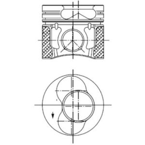 Pistão KOLBENSCHMIDT 99 850 600