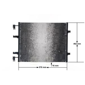 A/C-kondensor MAHLE AC 708 000S