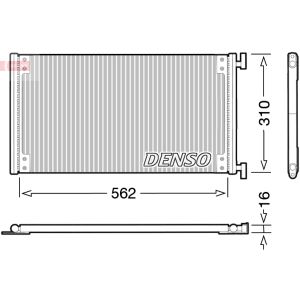 Condenseur, climatisation DENSO DCN09040