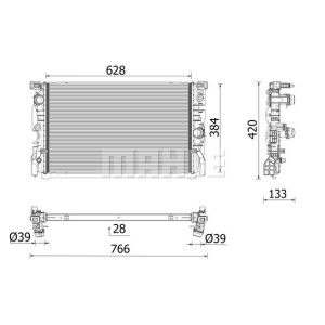 Radiateur BEHR MAHLE CR 2696 000P