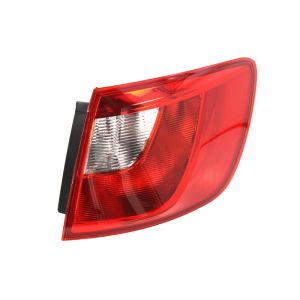 Luz traseira, direita (24V, vermelho) TYC 11-12303-01-2 direito