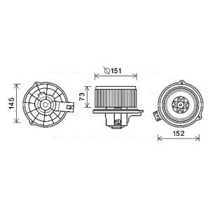 Ventilador da cabina AVA COOLING KA8266