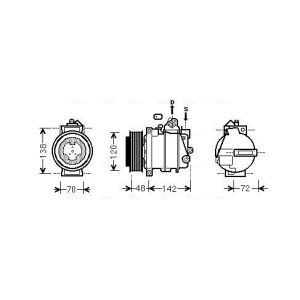Compressor, ar condicionado AVA COOLING MSAK567