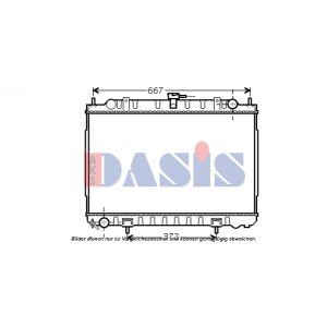 Motorkühler AKS DASIS 070122N