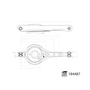 Lenker, Radaufhängung FEBI 184487