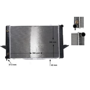 Arrefecedor do motor MAHLE CR 164 000S