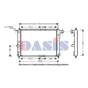 Motorkühler AKS DASIS 510005N