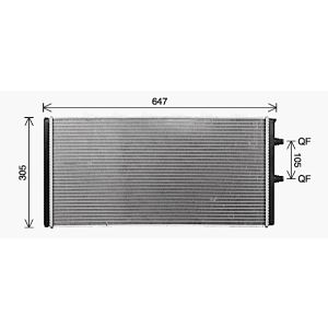 Arrefecedor do motor AVA COOLING BW2604