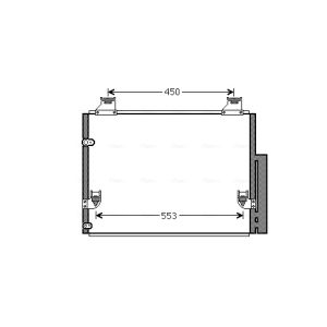 A/C-kondensor AVA COOLING TO5563D