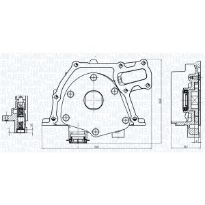 Ölpumpe MAGNETI MARELLI 351516000070