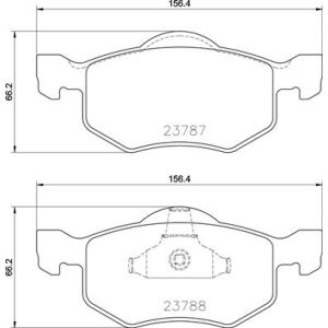 Levyjarrun jarrupalasarja BREMBO P 24 219