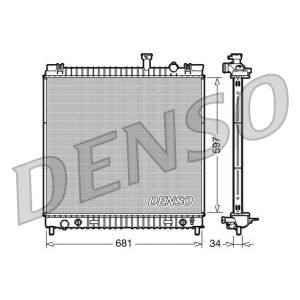 Arrefecedor do motor DENSO DRM46031