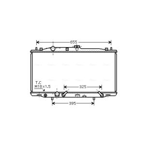 Arrefecedor do motor AVA COOLING HD2183