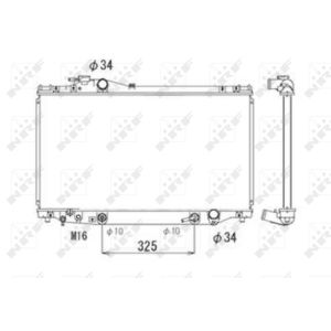 Radiator, motorkoeling NRF 53710