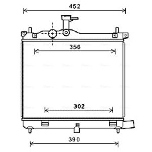 Arrefecedor do motor AVA COOLING HY2290