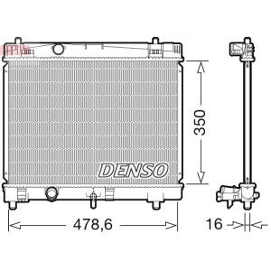 Arrefecedor do motor DENSO DRM50103