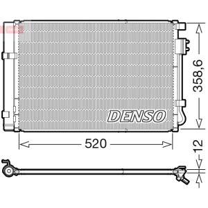 Condensator, airconditioning DENSO DCN41011